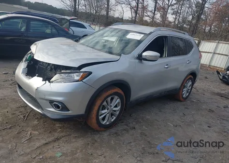 2015 Nissan Rogue Sv z USA, uszkodzony, nr VIN 5N1AT2ML5FC752114